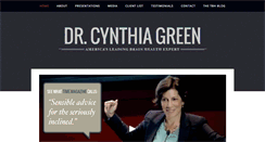 Desktop Screenshot of cynthiagreenphd.com